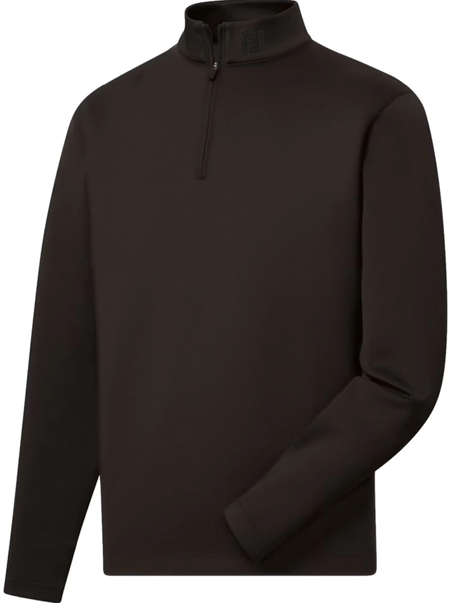 FootJoy Jumpers|Tonal Block Pullover (Athletic Fit) - Black