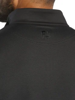 FootJoy Jumpers|Tonal Block Pullover (Athletic Fit) - Black