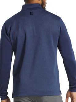 FootJoy Jumpers|Tonal Block Pullover (Athletic Fit) - Navy