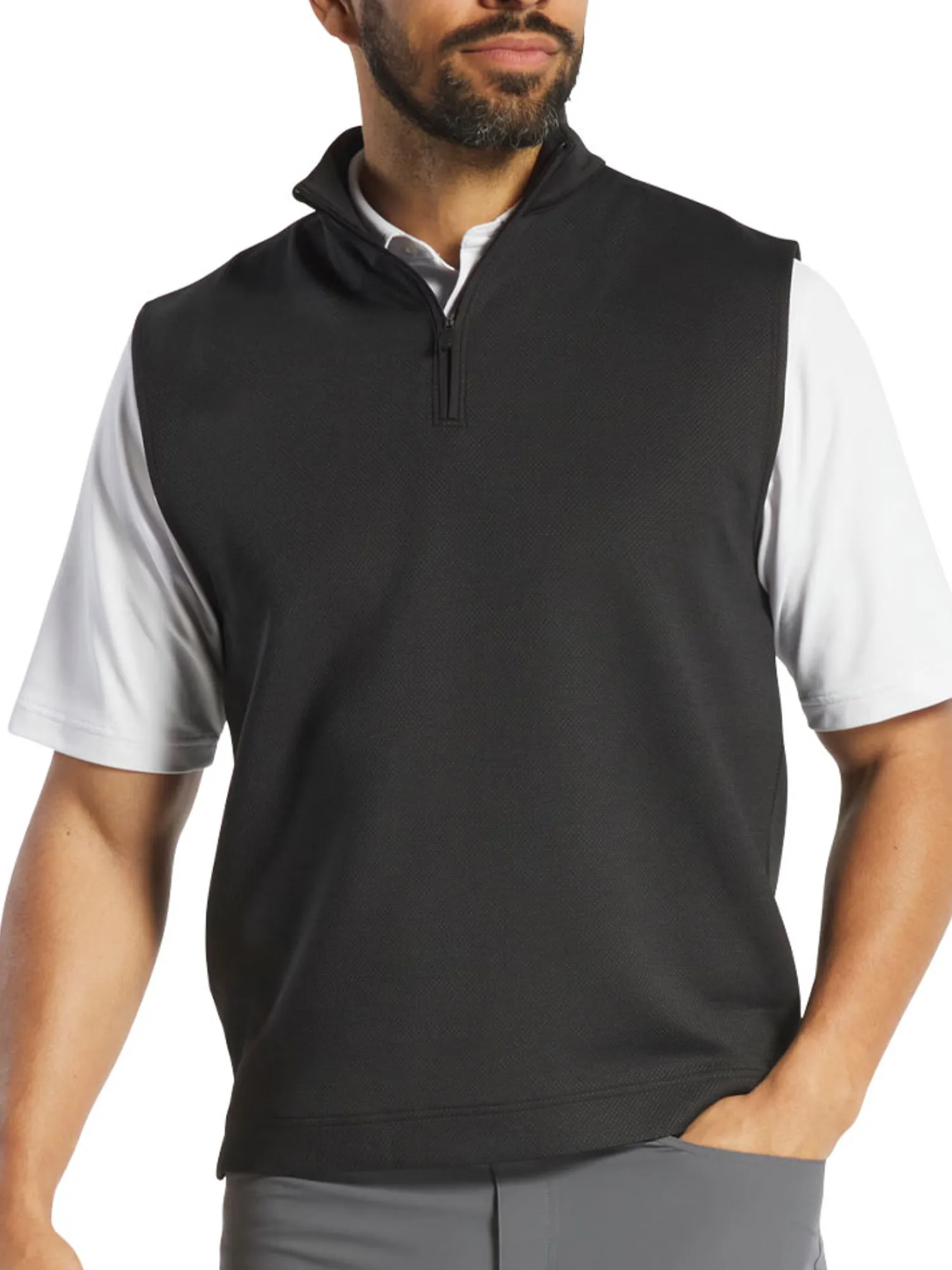 FootJoy Vests|Tonal Block Vest - Black