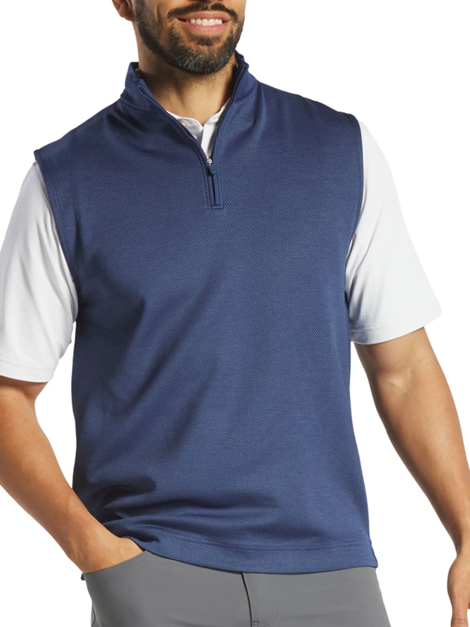 FootJoy Vests|Tonal Block Vest - Navy