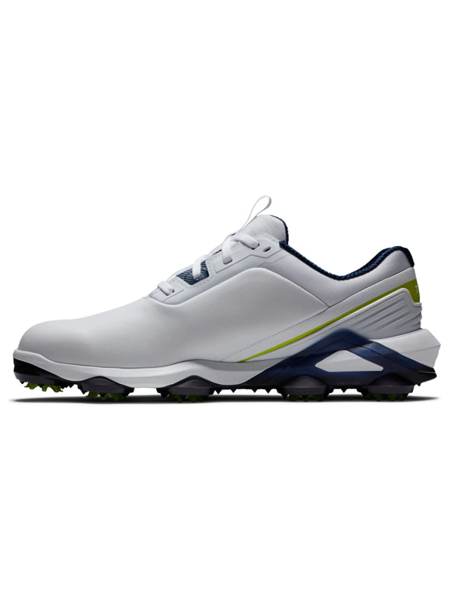 FootJoy Mens Golf Shoes|Tour Alpha Golf Shoes - White/Navy/Lime