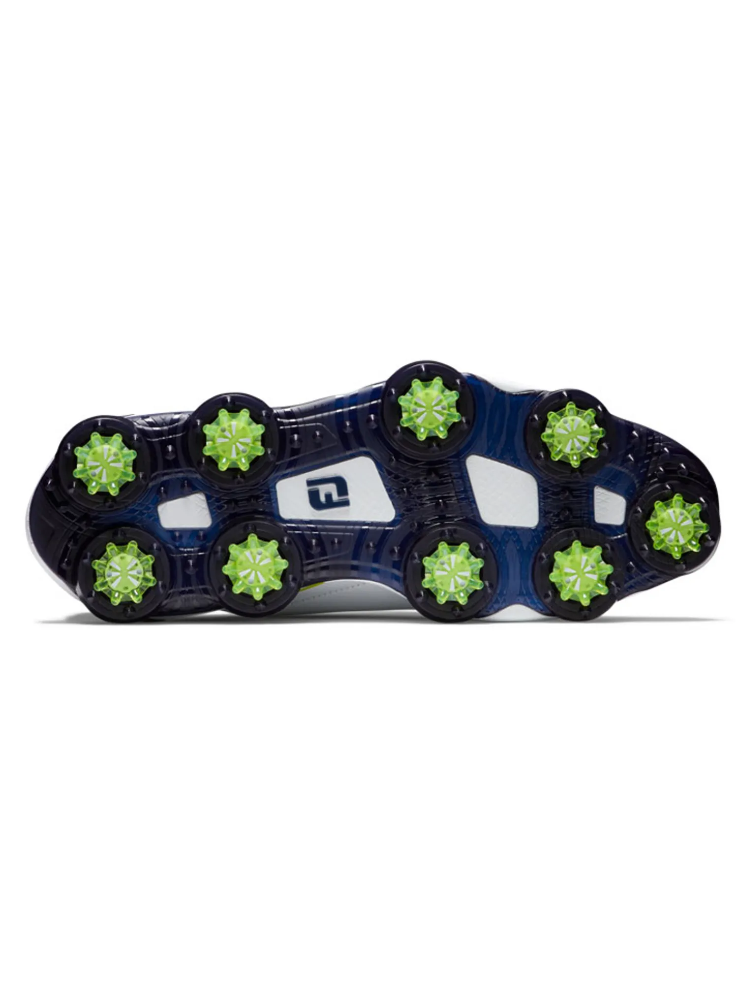 FootJoy Mens Golf Shoes|Tour Alpha Golf Shoes - White/Navy/Lime