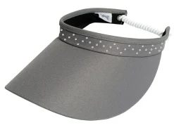 Glove It Visors|Bling Crystal Coil Visor - Grey