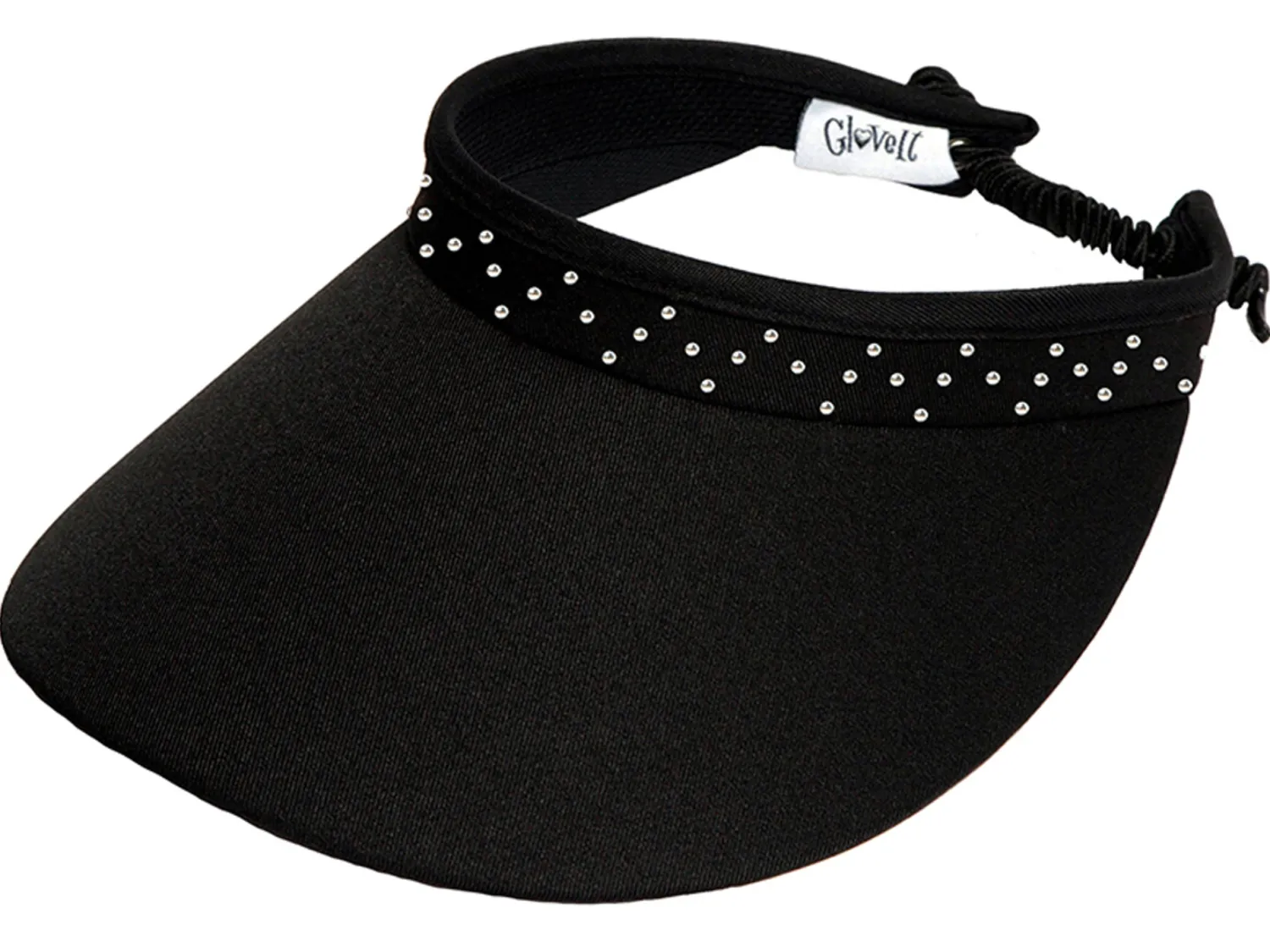 Glove It Visors|Bling Crystal Coil Visor - Black