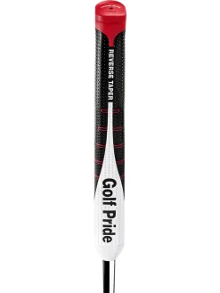 Golf Pride Putter Grips|Reverse Taper Pistol Putter Grip - Back/White Black/White