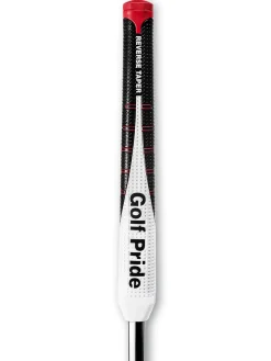 Golf Pride Putter Grips|Reverse Taper Flat Putter Grip - Black/White