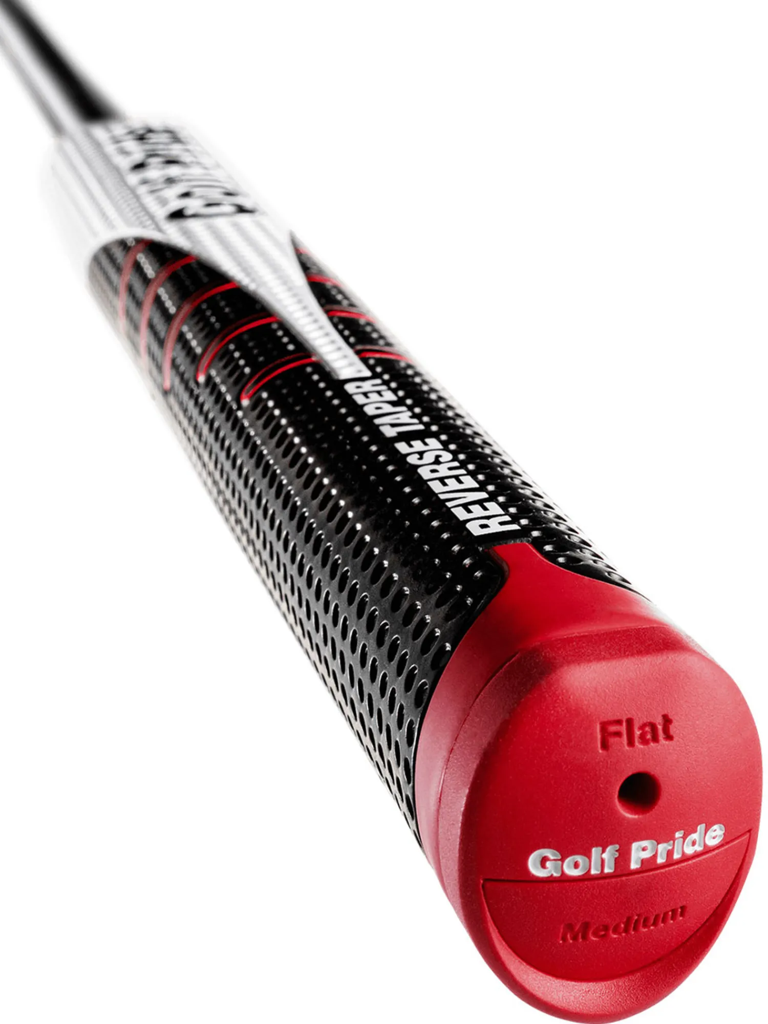 Golf Pride Putter Grips|Reverse Taper Flat Putter Grip - Black/White