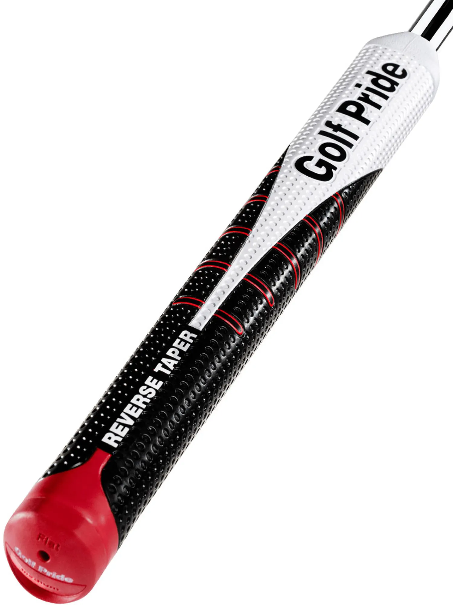 Golf Pride Putter Grips|Reverse Taper Flat Putter Grip - Black/White