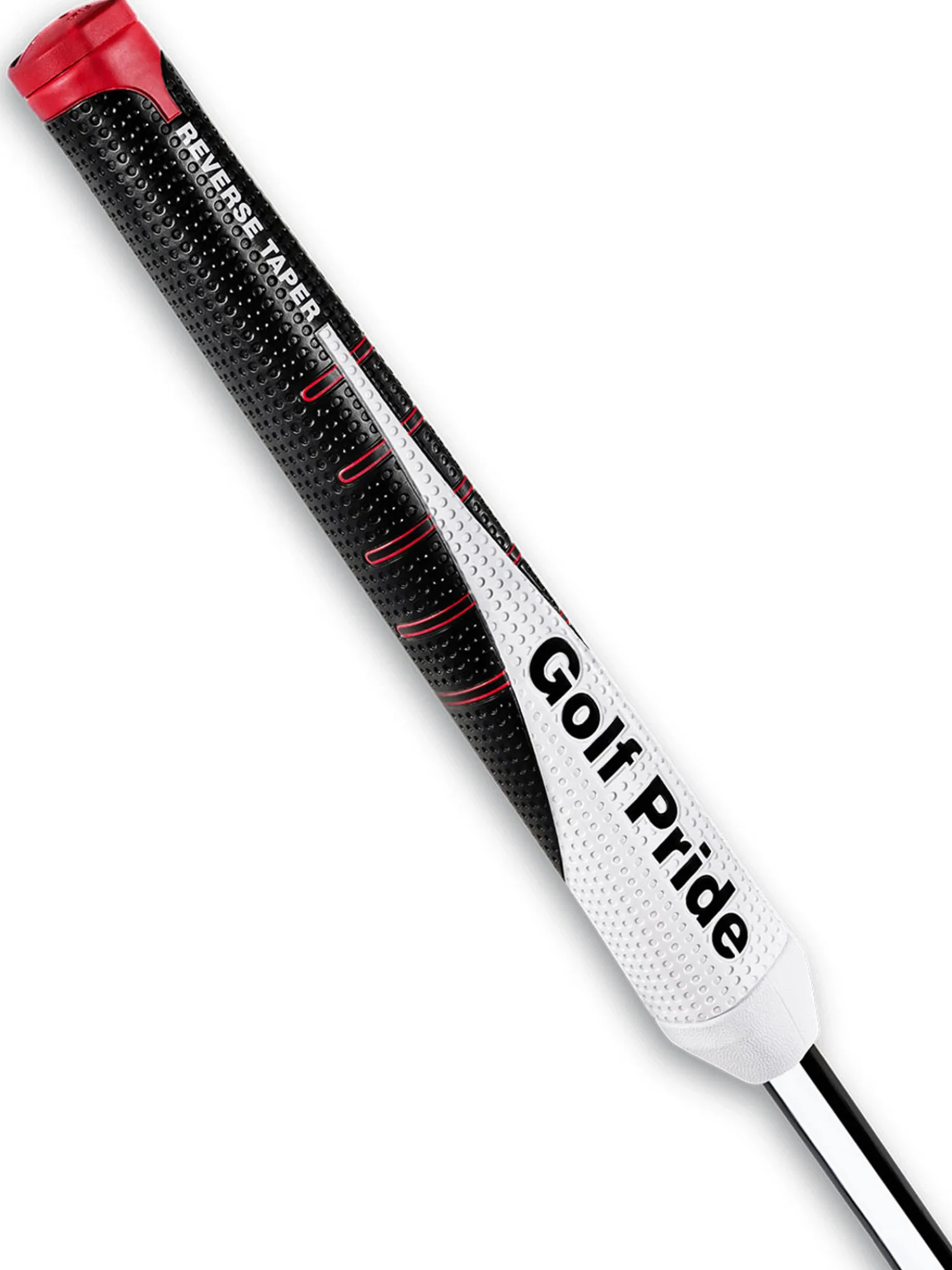 Golf Pride Putter Grips|Reverse Taper Flat Putter Grip - Black/White