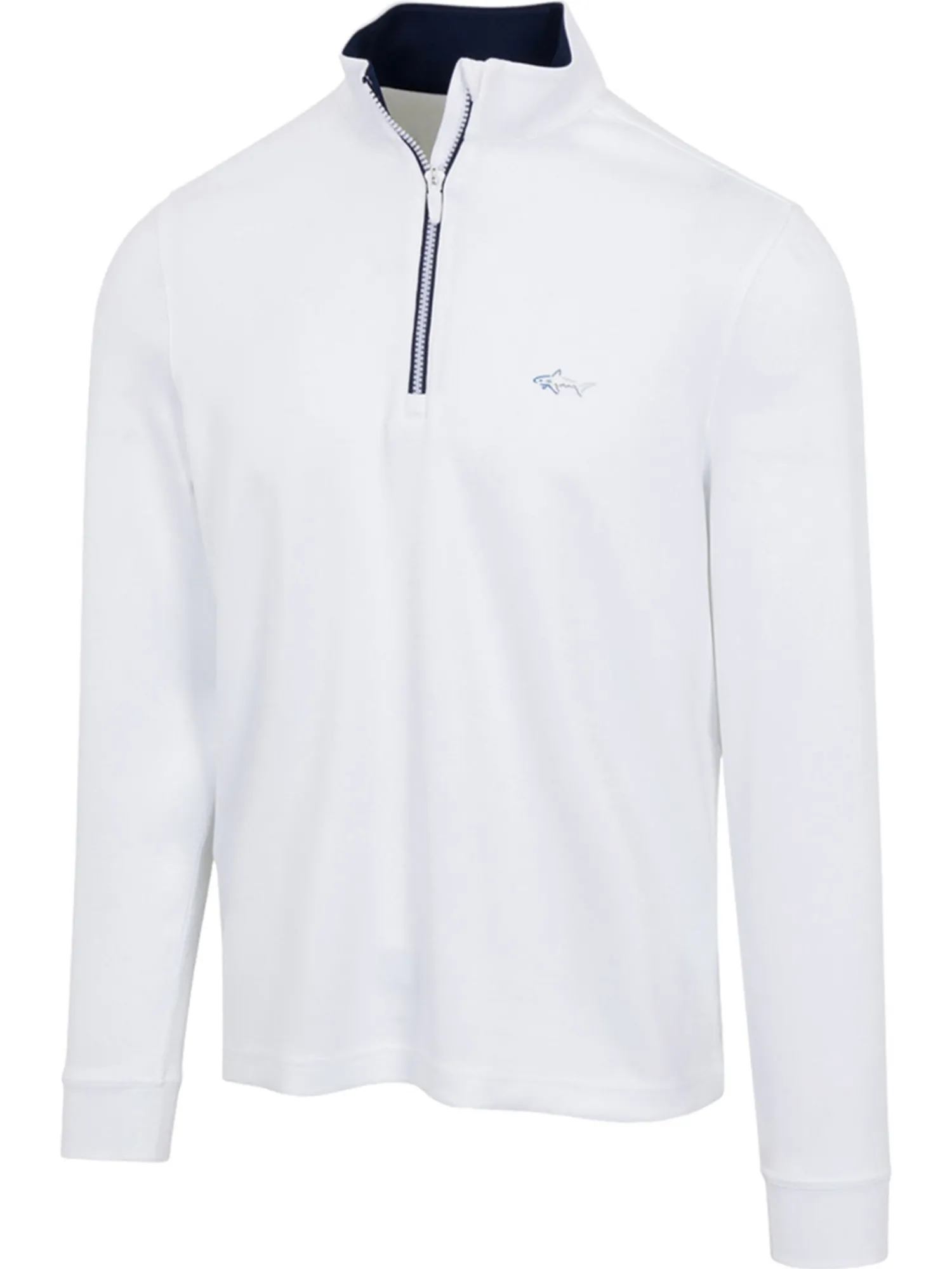 Greg Norman Clearance Clothing|1/4 Zip Pullover - White