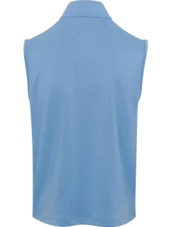 Greg Norman Clearance Clothing|1/4 Zip Vest - Blue Cloud