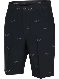 Greg Norman Clearance Clothing|Classic Shark 9.5-Inch Tech Short - Black