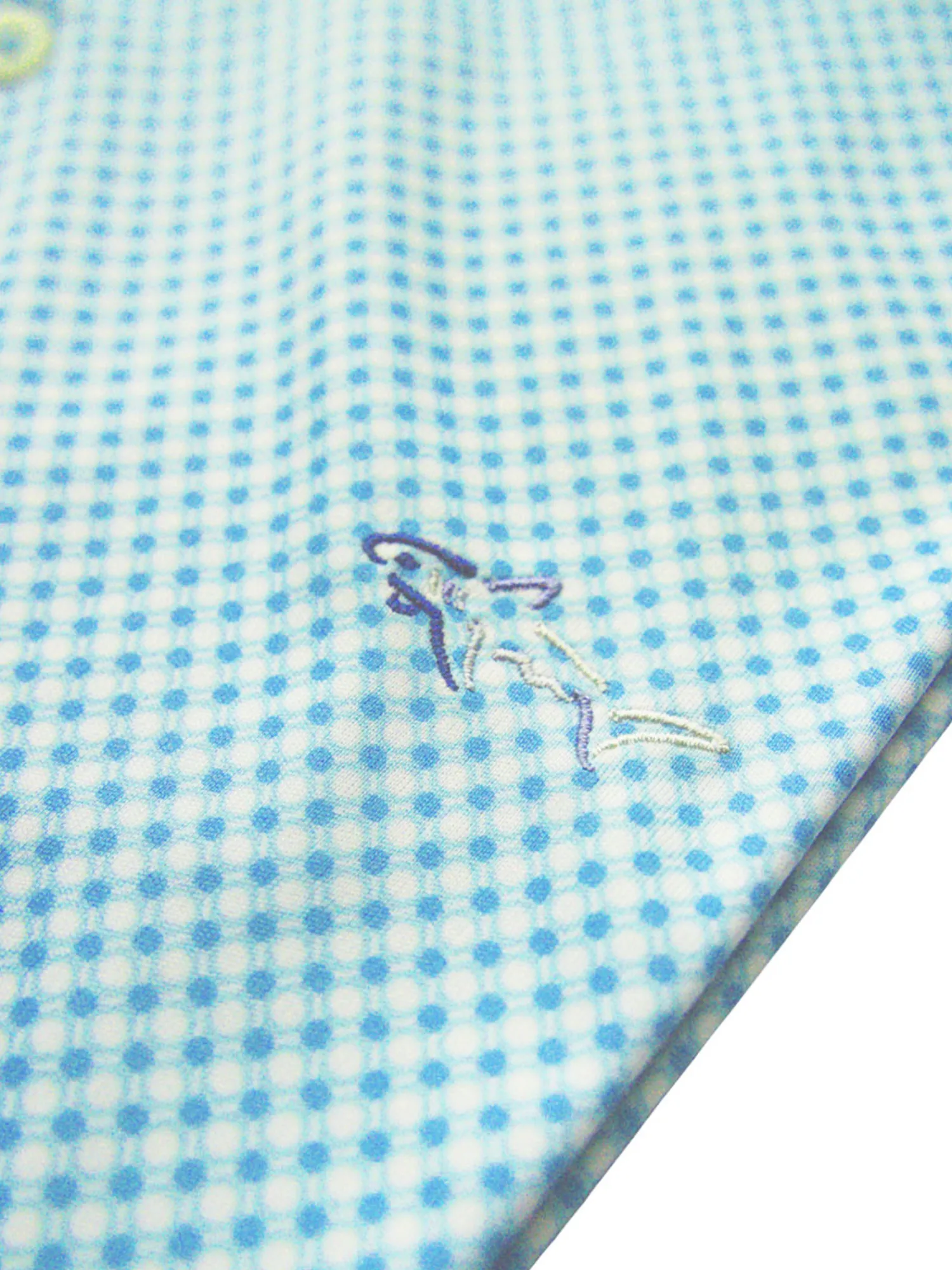 Greg Norman Clearance Clothing|ML75 Diamond Print Polo - Cool Aqua