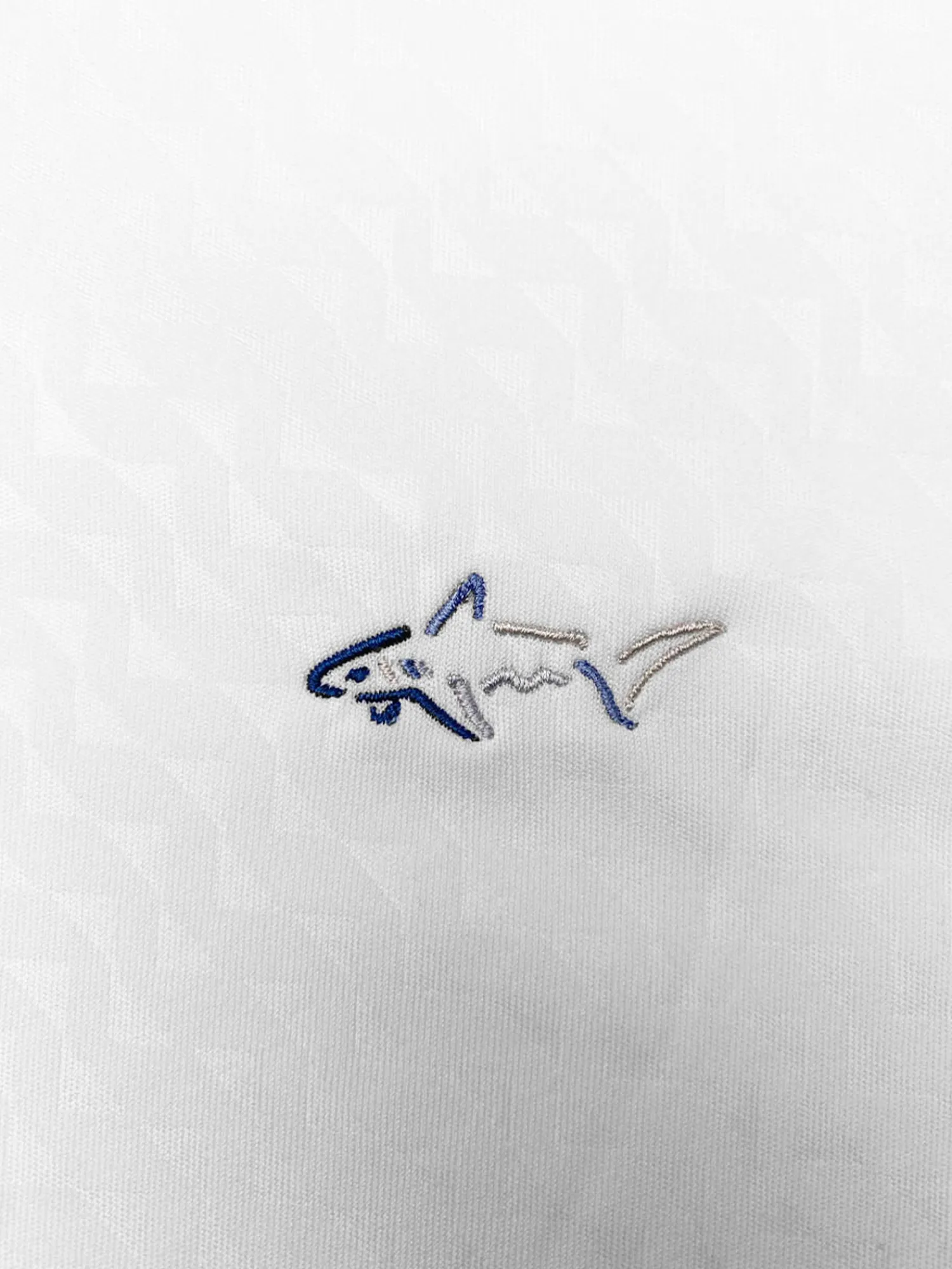 Greg Norman Clearance Clothing|ML75 Geo Embossed Polo - White