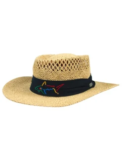 Greg Norman Hats|Signature Straw Hat - Natural