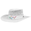Greg Norman Hats|Signature Straw Hat - White