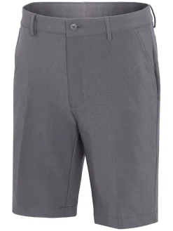 Greg Norman Clearance Clothing|4-Way Stretch Classic 10-Inch Short - Steel