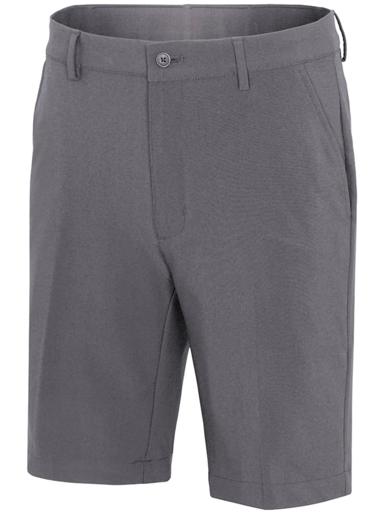 Greg Norman Clearance Clothing|4-Way Stretch Classic 10-Inch Short - Steel