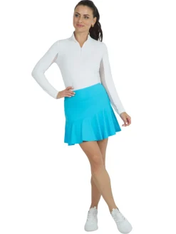 IBKUL Skorts & Dresses|Solid Flounce Skort (16.25