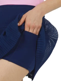 IBKUL Skorts & Dresses|Solid Mesh Skort (13