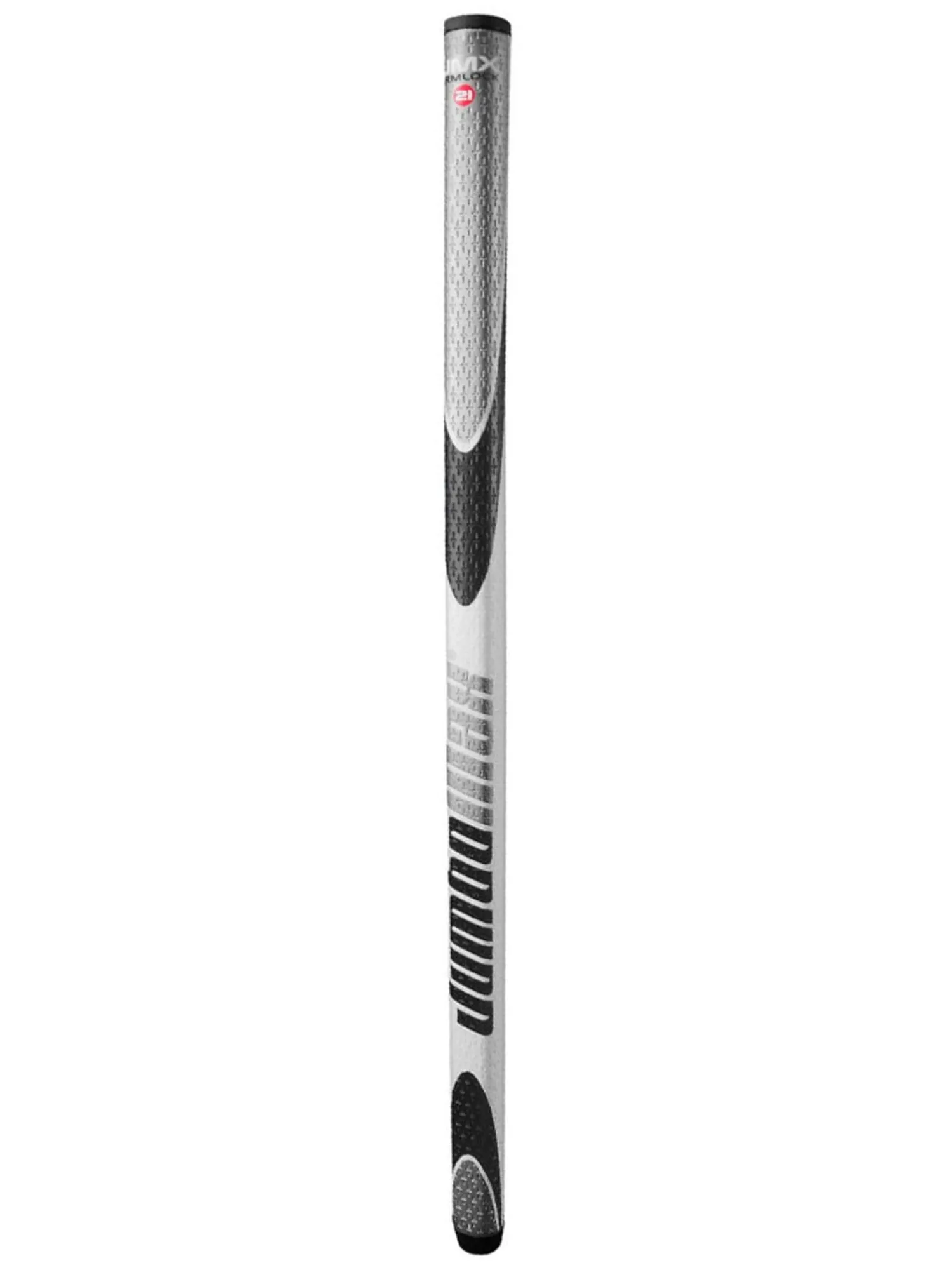 JumboMax Club Grips|Armlock 21 Putter Grip - Black/Silver