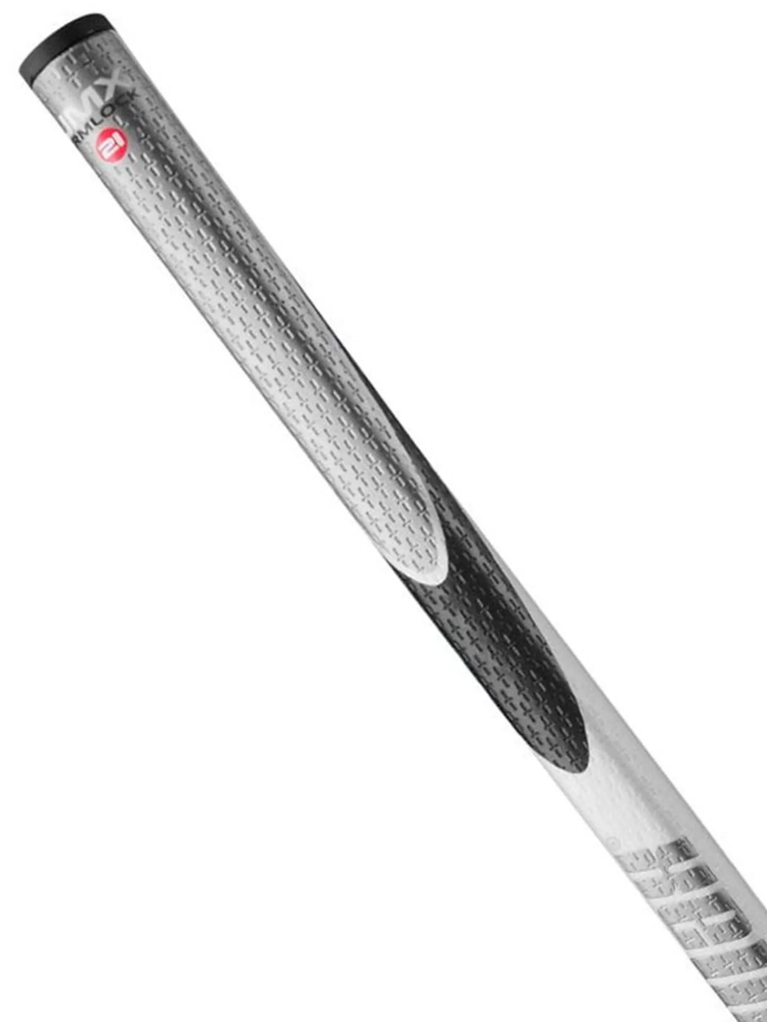 JumboMax Club Grips|Armlock 21 Putter Grip - Black/Silver