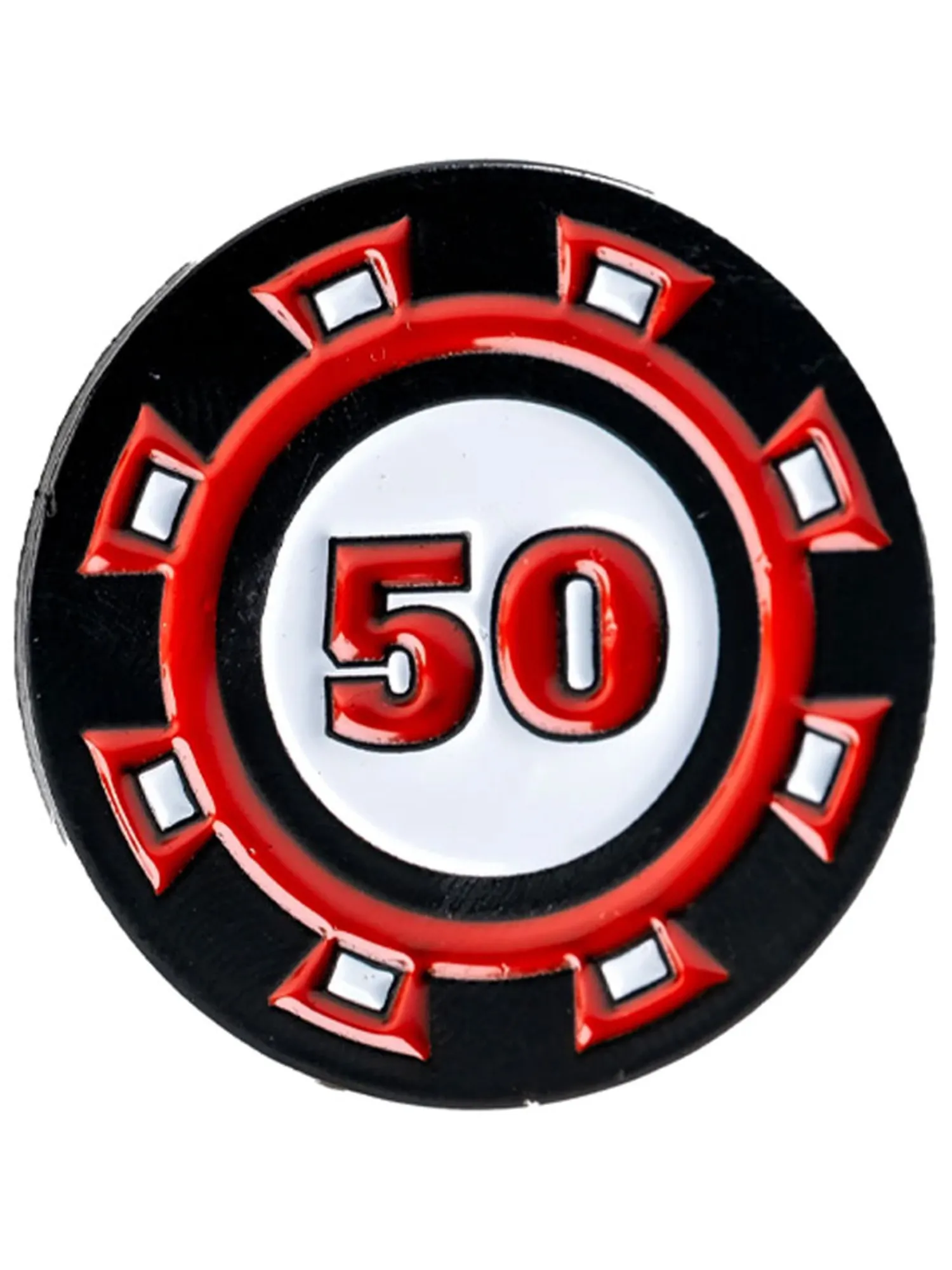King Pins Golf Ball Markers|Ball Marker Set 3 Pack - Casino