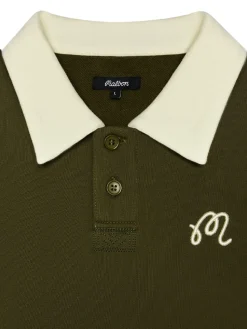 Malbon Jumpers|Artigianale Collared Crewneck - Cypress Green