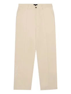Malbon Pants|Cannes Pleated Trouser - Ivory