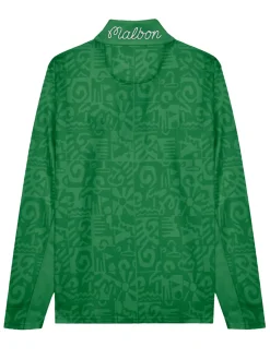 Malbon Jumpers|Capo Performance Quarter Zip - Kelly Green
