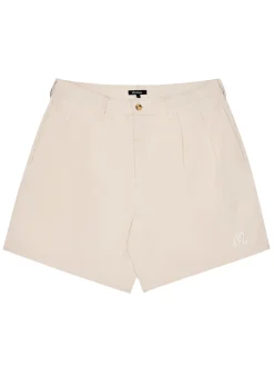 Malbon Shorts|Classic Pleated Short - Sand