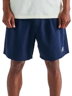 Malbon Shorts|Classic Pleated Short - Navy