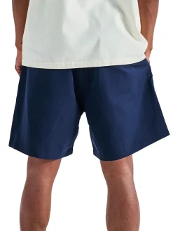 Malbon Shorts|Classic Pleated Short - Navy