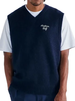 Malbon Vests|Domenica Vest - Navy