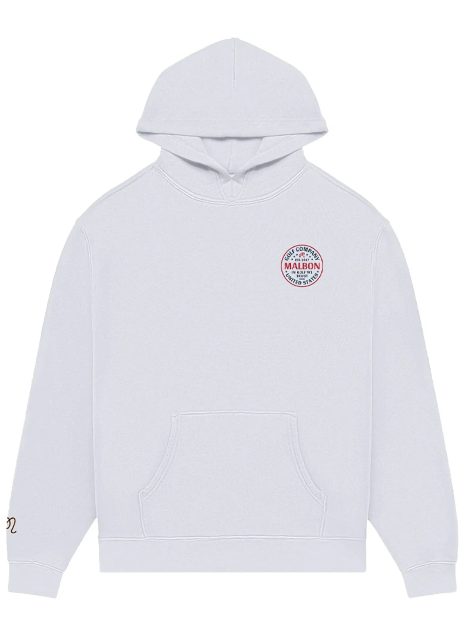 Malbon Jumpers|Eagle Buckets Hoodie - White