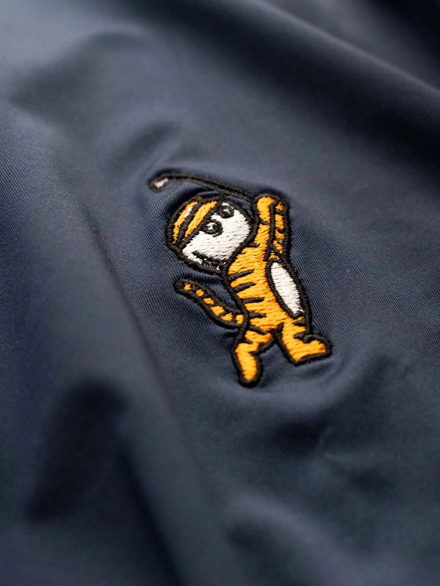 Malbon Shirts|Evergreen Tiger Buckets Performance Pique Polo - Navy