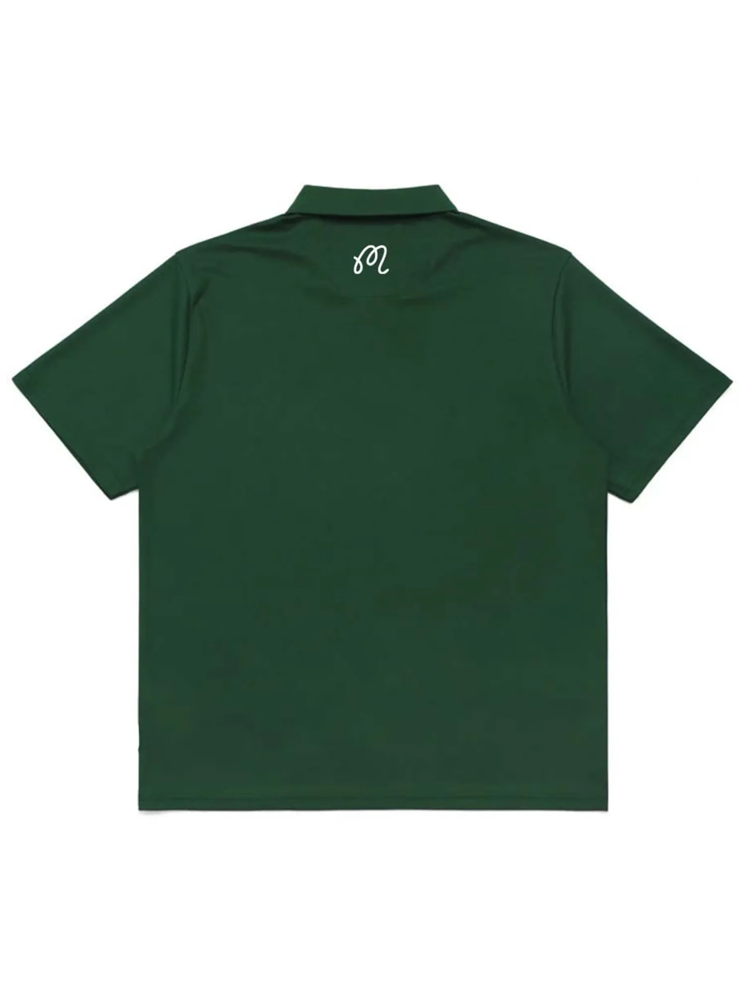 Malbon Shirts|Evergreen Tiger Buckets Performance Pique Polo - Evergreen