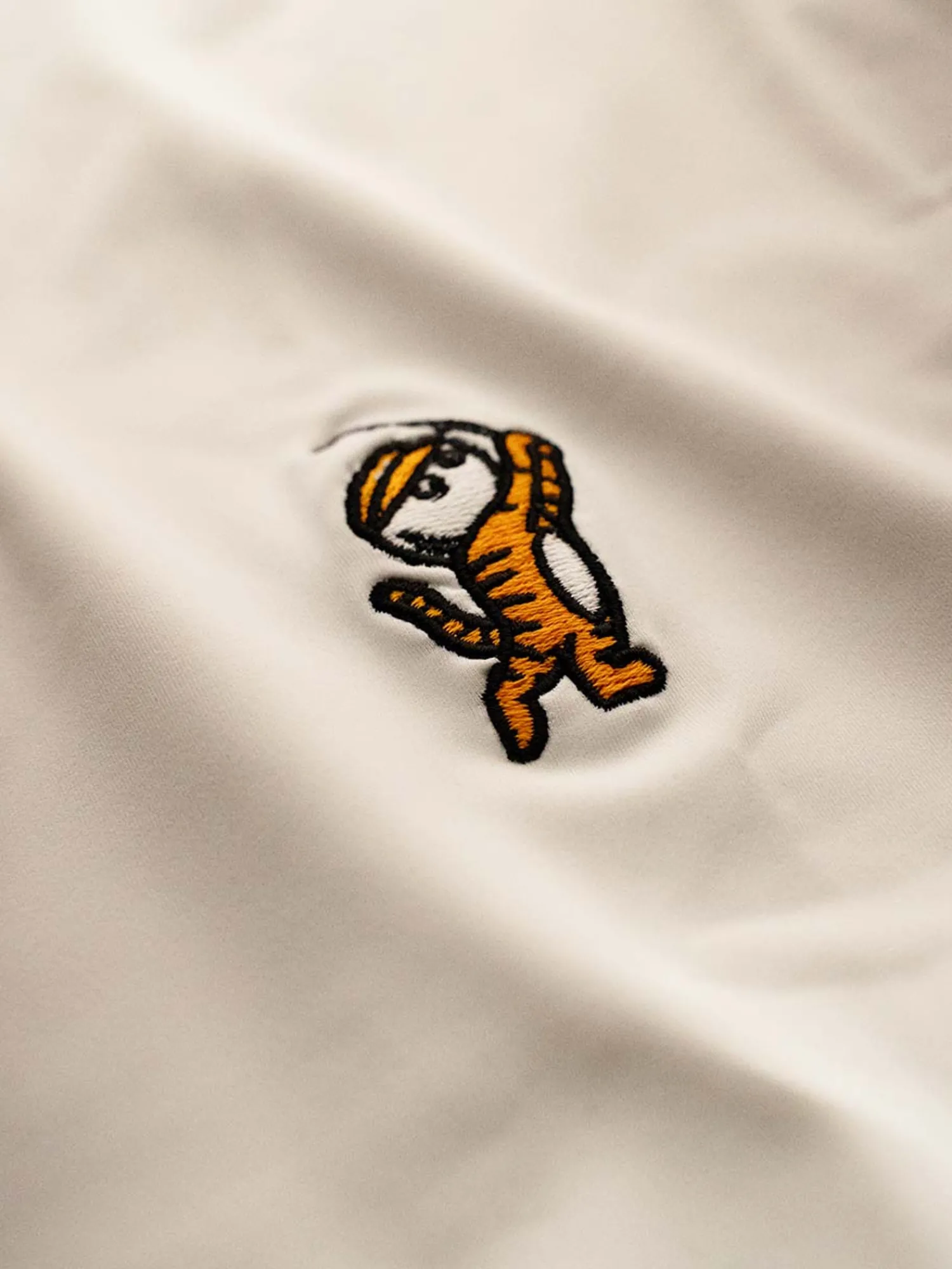 Malbon Shirts|Evergreen Tiger Buckets Performance Pique Polo - White