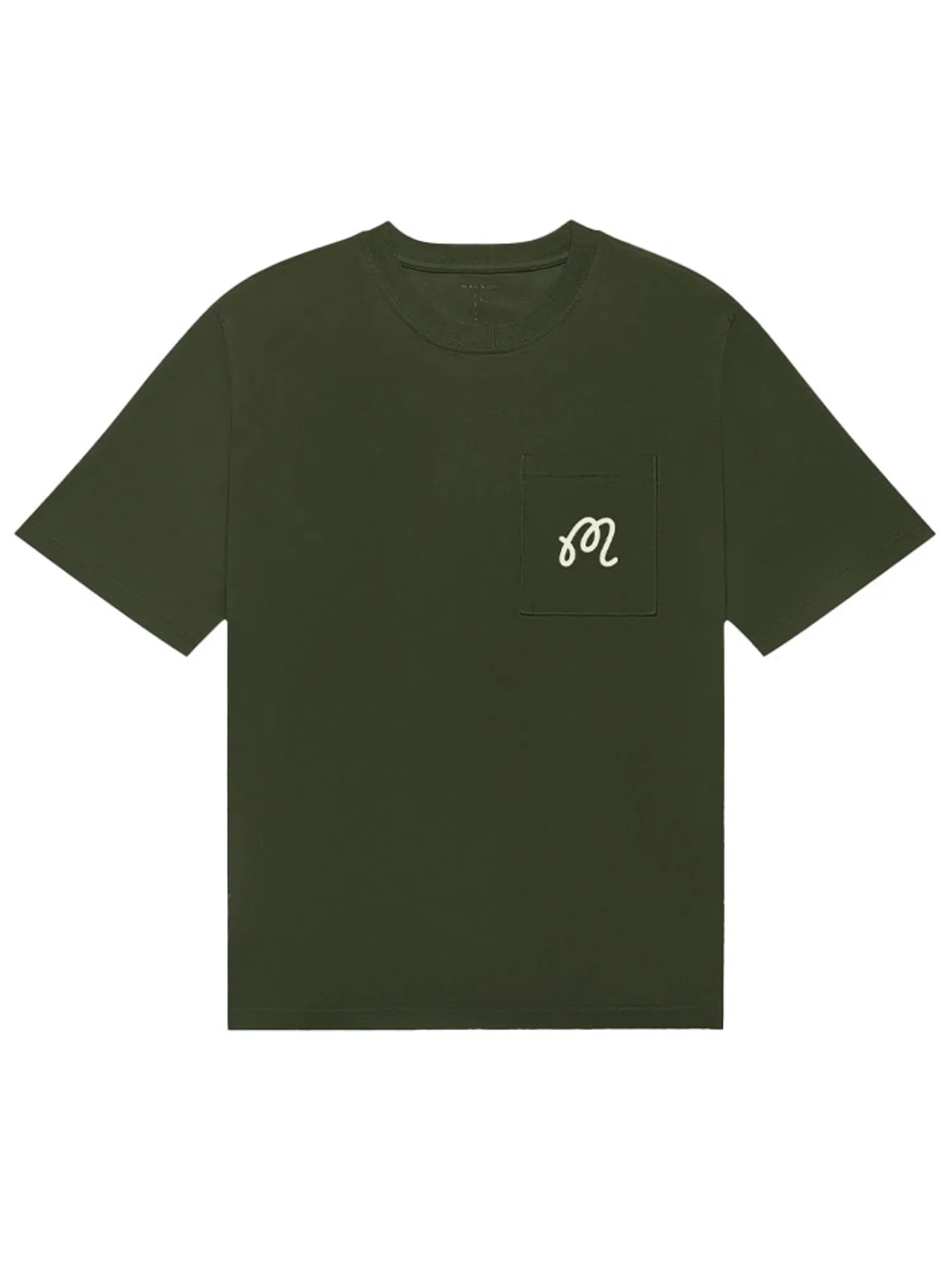 Malbon Shirts|Gelato Stand Pocket T-Shirt - Cypress Green