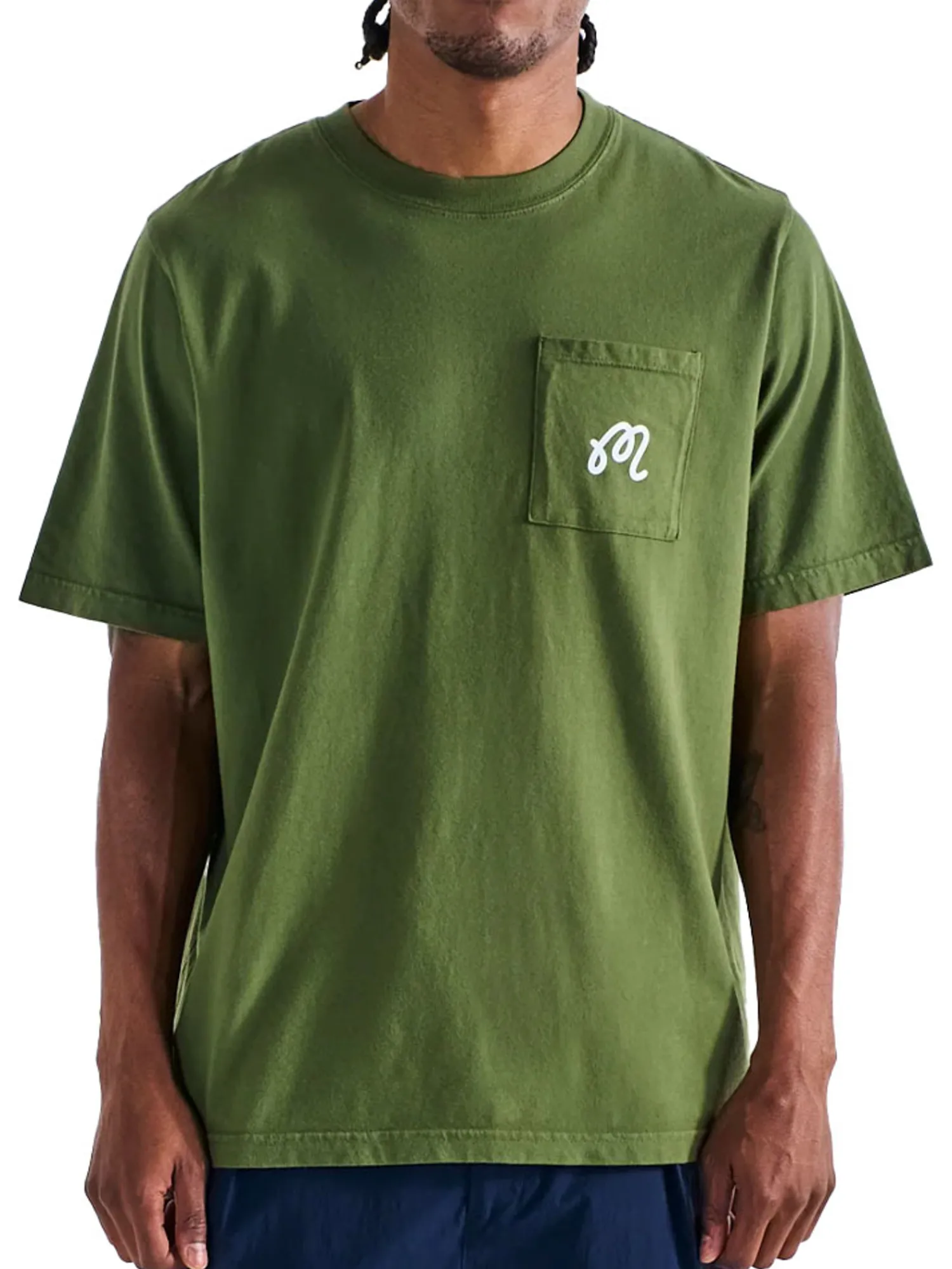 Malbon Shirts|Gelato Stand Pocket T-Shirt - Cypress Green