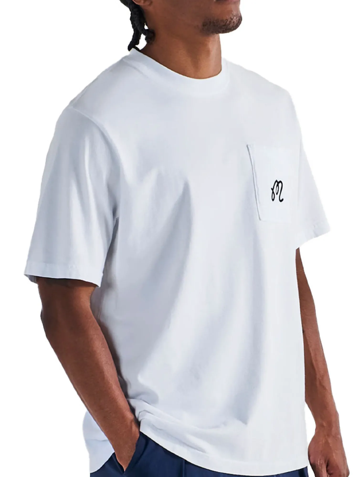Malbon Shirts|Gelato Stand Pocket T-Shirt - White