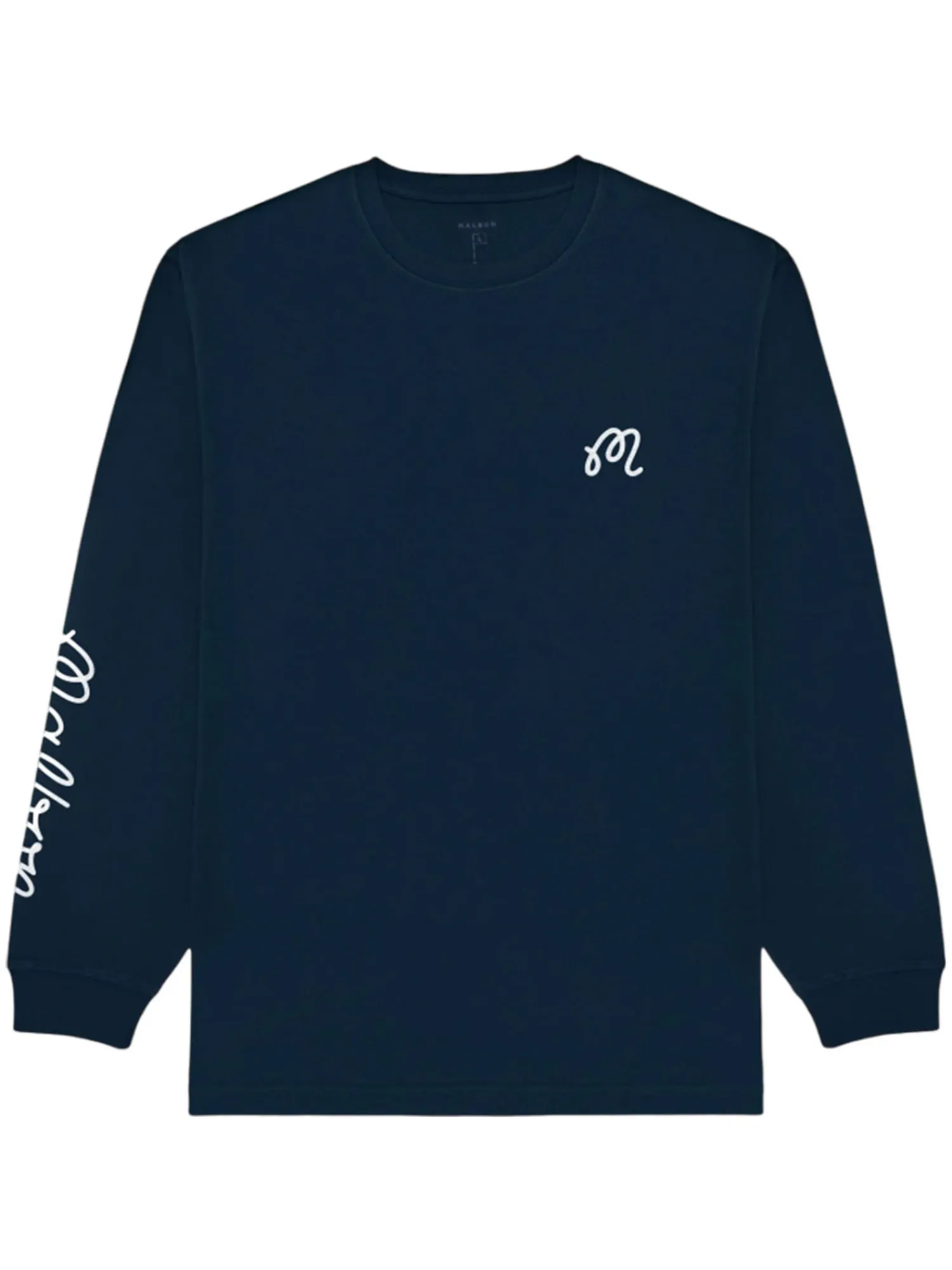Malbon Shirts|Gorse Long Sleeve Tee - Navy