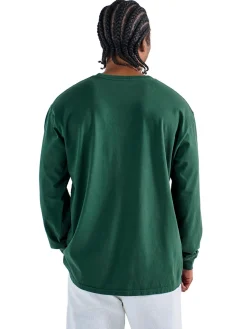Malbon Shirts|Gorse Long Sleeve Tee - Forest