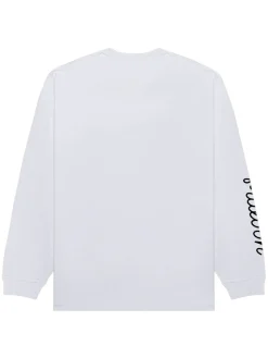 Malbon Shirts|Gorse Long Sleeve Tee - White