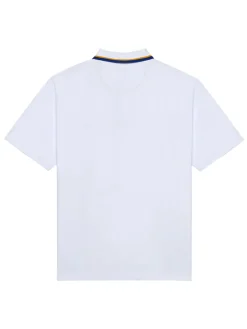Malbon Shirts|Grasse Pique Polo - White
