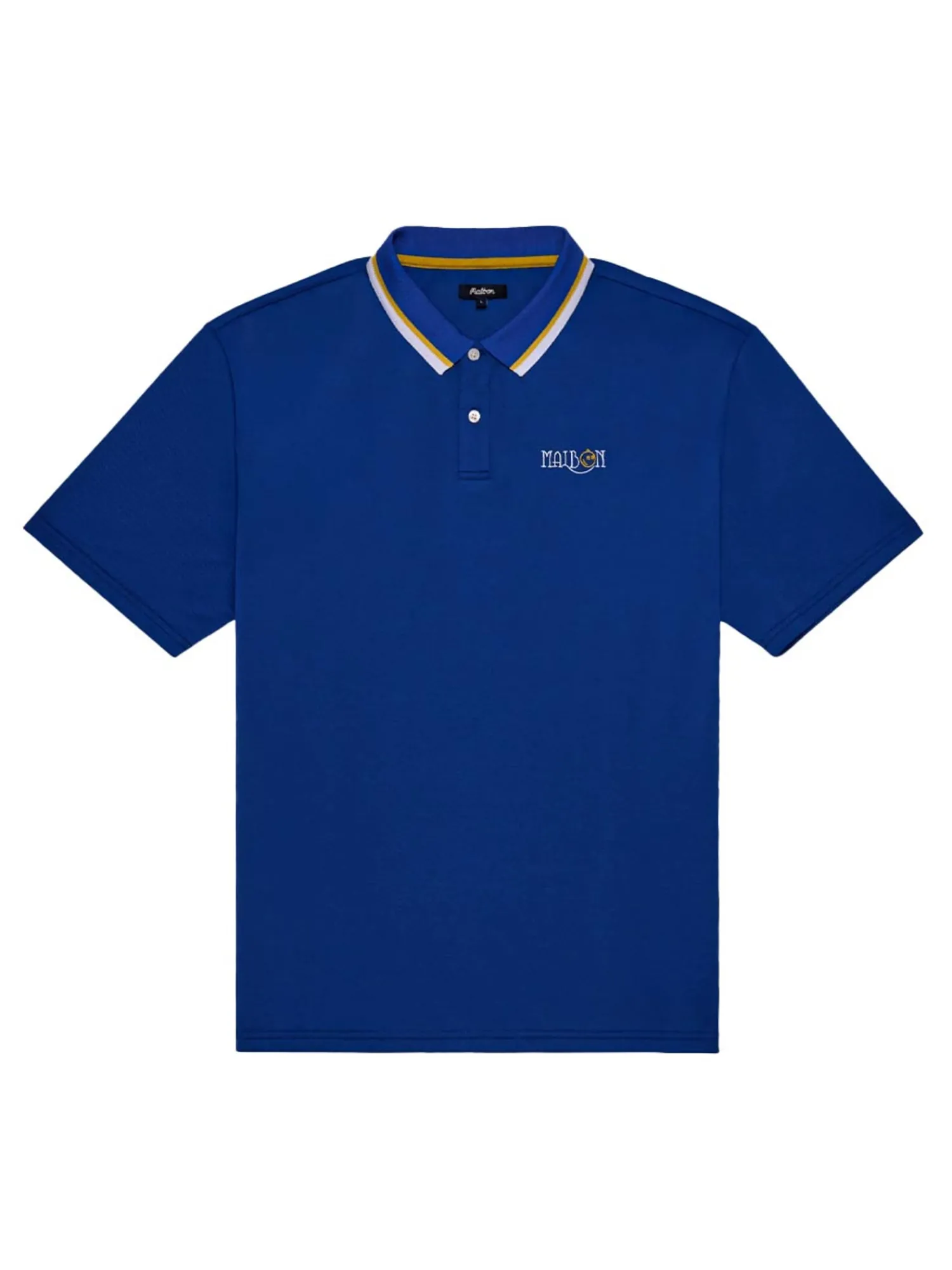 Malbon Shirts|Grasse Pique Polo - Blue