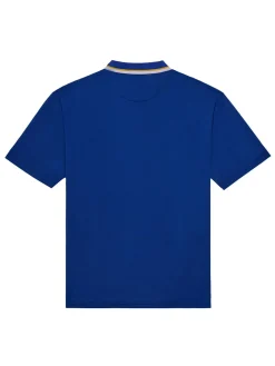 Malbon Shirts|Grasse Pique Polo - Blue