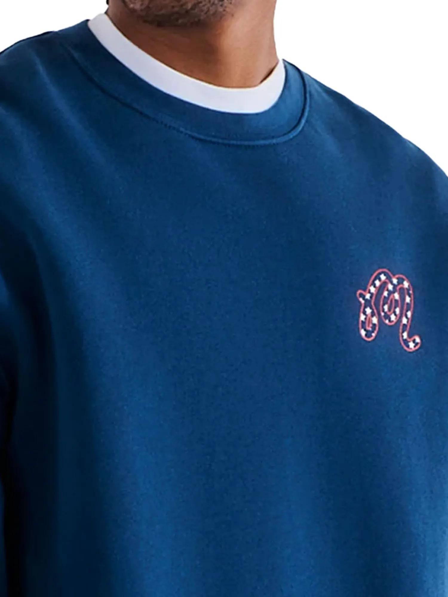 Malbon Jumpers|In Golf We Trust Sweatshirt - Navy