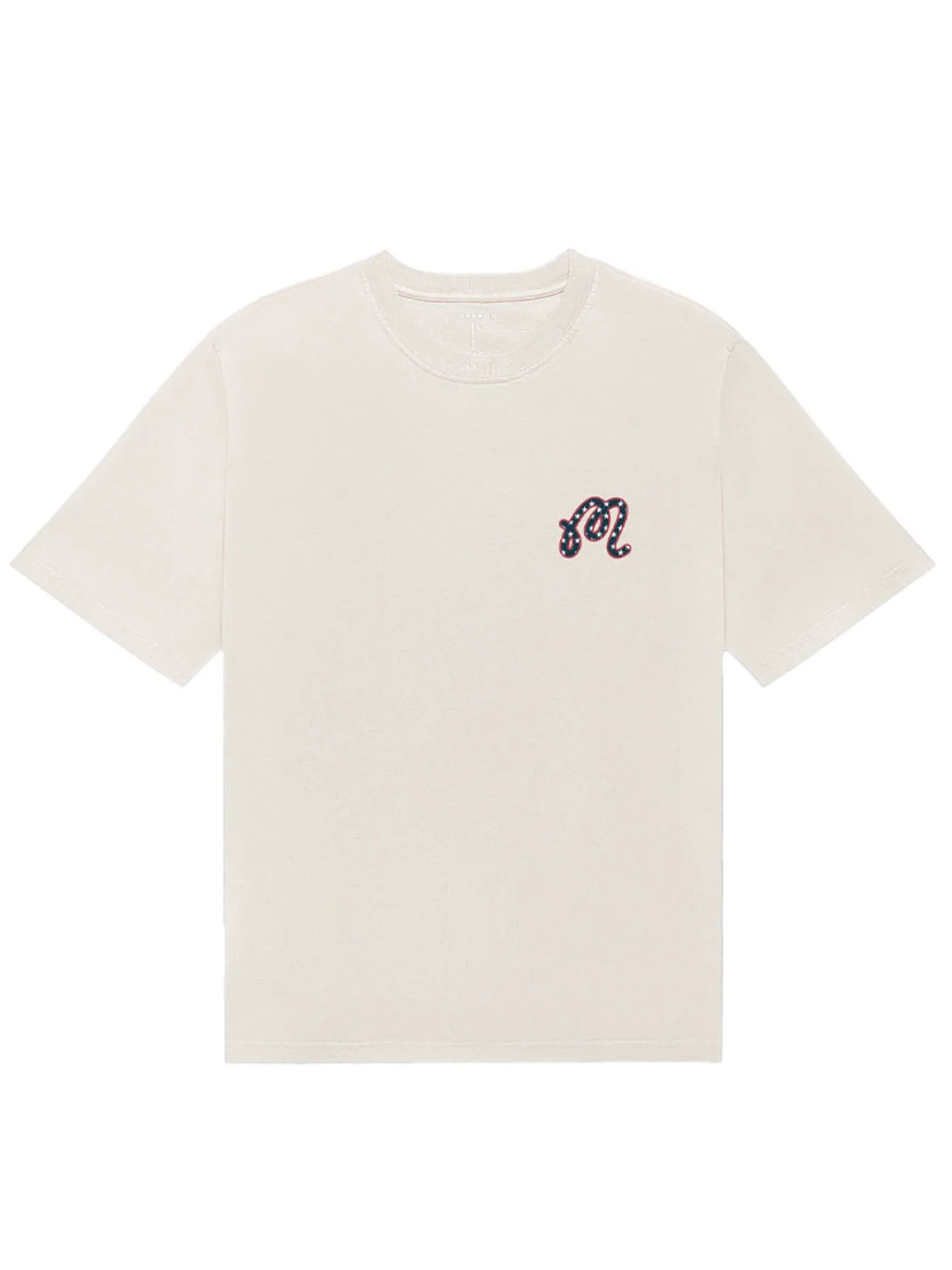Malbon Shirts|In Golf We Trust Short Sleeve Tee - Natural